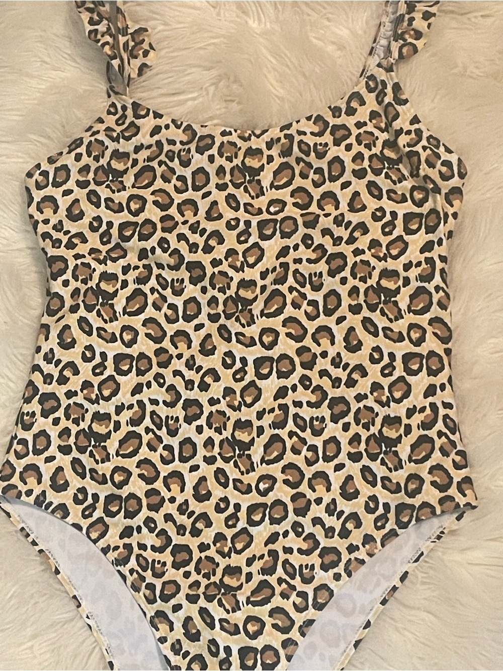 Leopard Print One-Piece Swimsuit - Picture 7 of 8